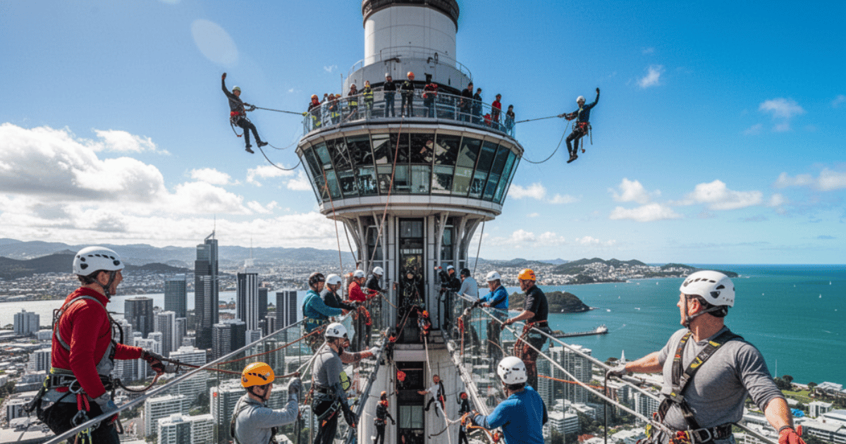 Sky Tower SkyWalk or SkyJump (Auckland)