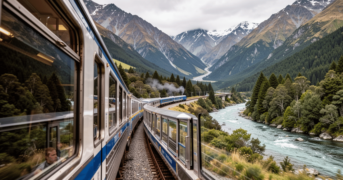 TranzAlpine Scenic Train Journey (Christchurch / Greymouth)