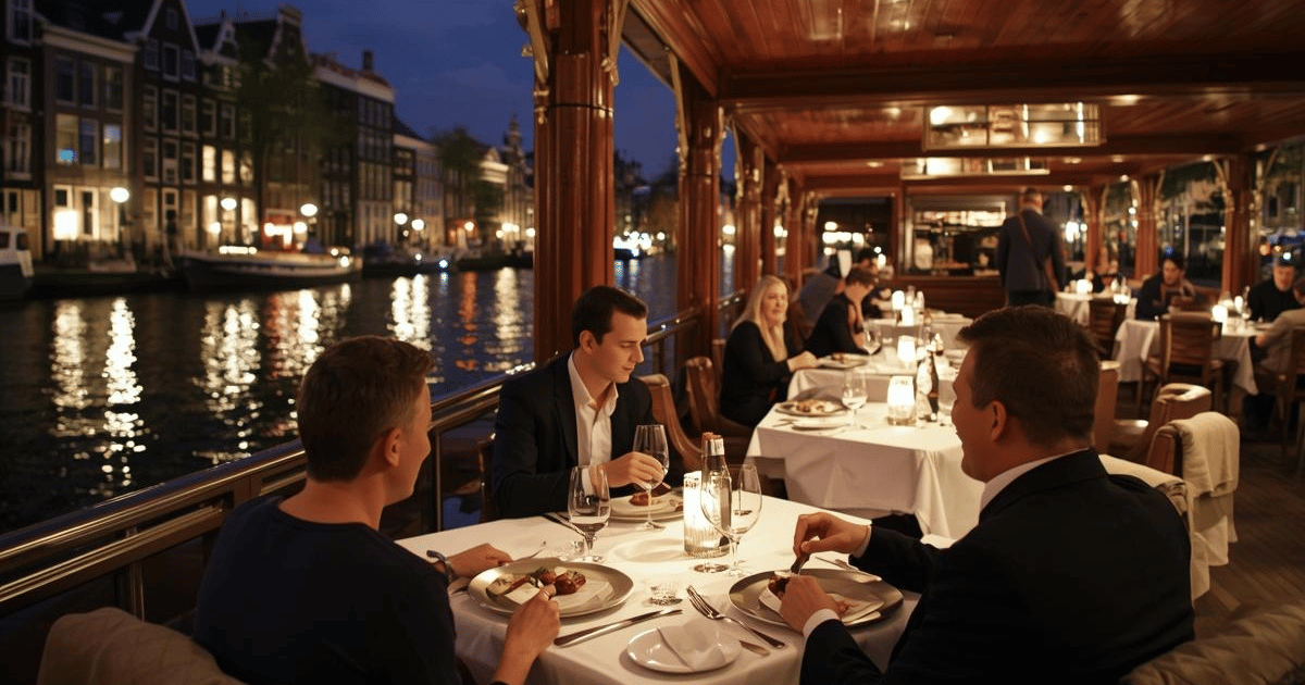 Canal Dinner Cruise (Amsterdam | 2–3 Hours | Evening)
