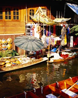 Floating Market (Damnoen Saduak) + Maeklong Railway Market Tour Bangkok