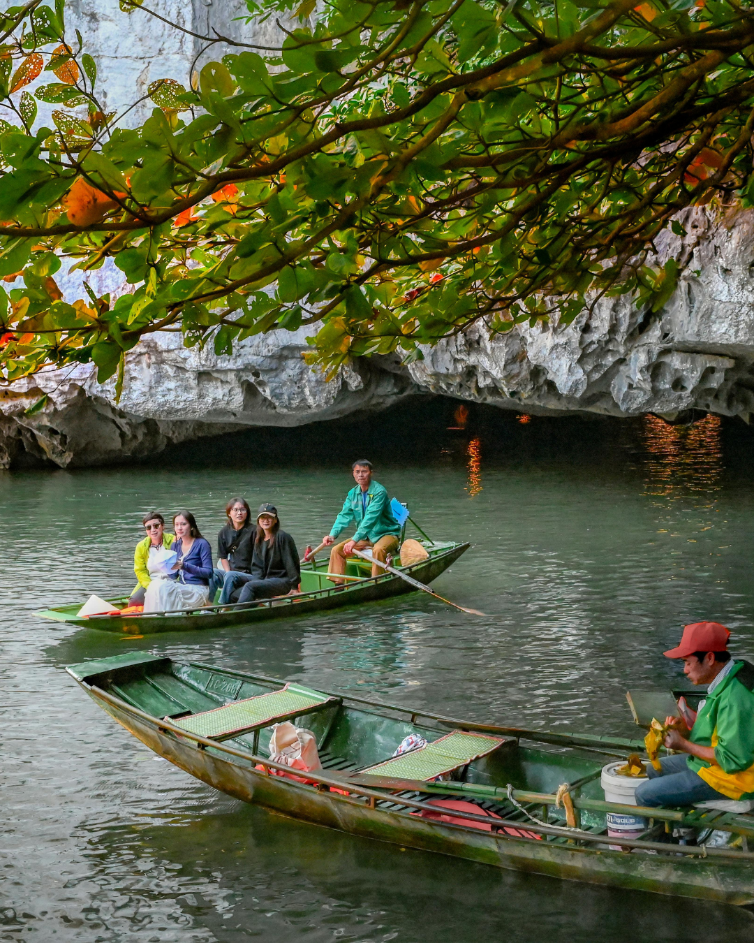 Trang An Boat Ride & Temple Complex Tour