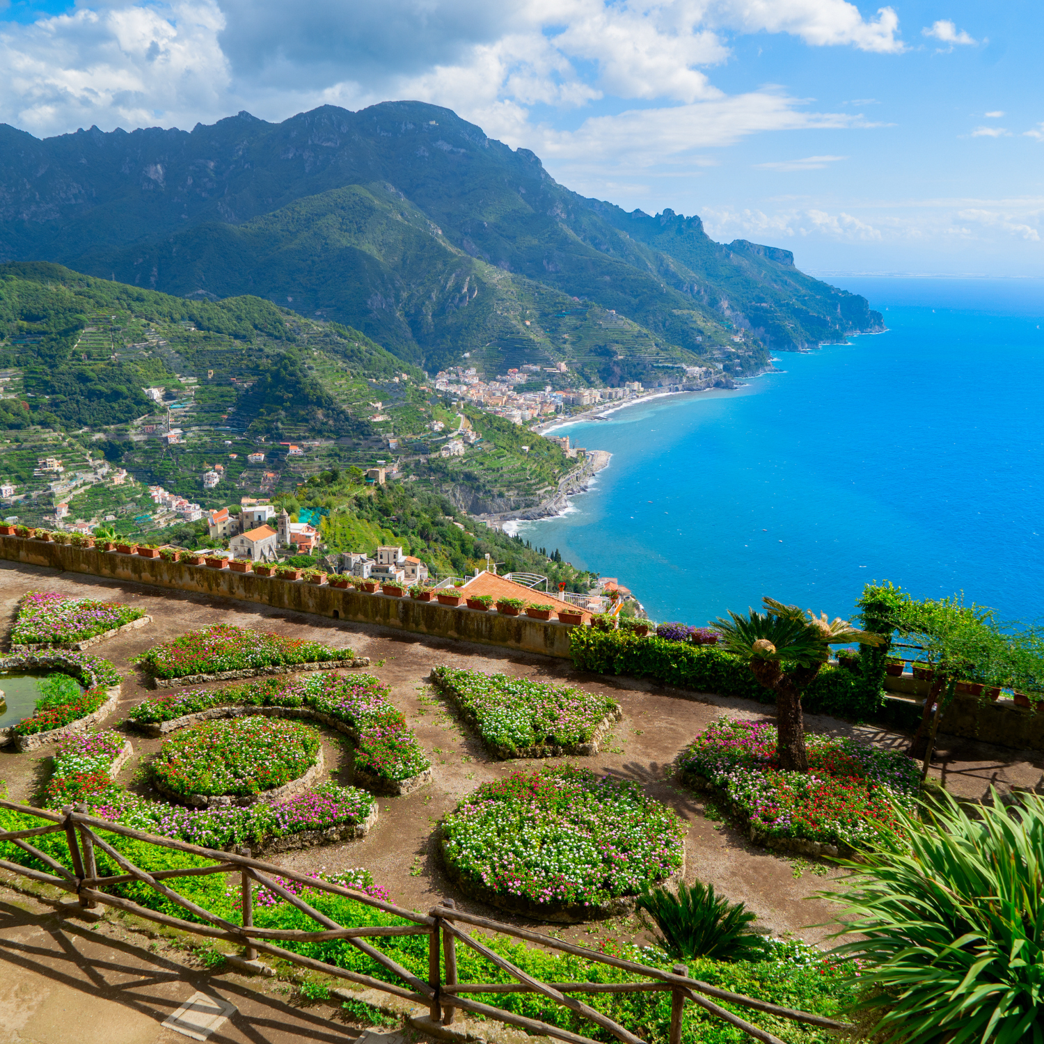 Amalfi Coast Drive + Positano & Ravello Stops